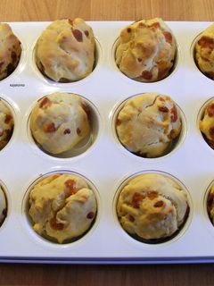 Sajtos chilis kelt puffancs recept fotója