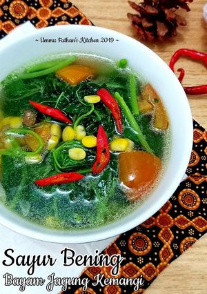 Foto resep Sayur Bening Bayam Jagung Kemangi