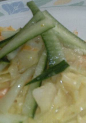 Una foto de Ensalada Honey mustard