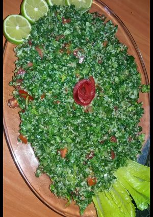 صورة لوصفة تبولة 😋