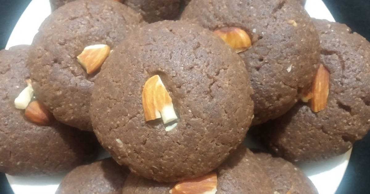 Wheat flour chocolate nankhatai Recipe by Deveshri Bagul Cookpad