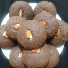 A picture of Wheat flour chocolate nankhatai.