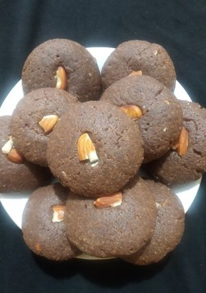 A picture of Wheat flour chocolate nankhatai.