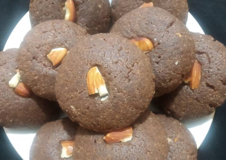 Recipe of Any-night-of-the-week Wheat flour chocolate nankhatai