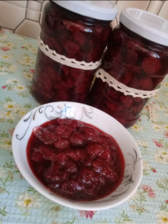 عکسی از دستور مربای توت فرنگی🍓🍓