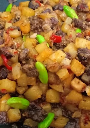 Foto resep Sambal kentang ati pete