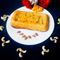 A picture of Chhena Poda.
