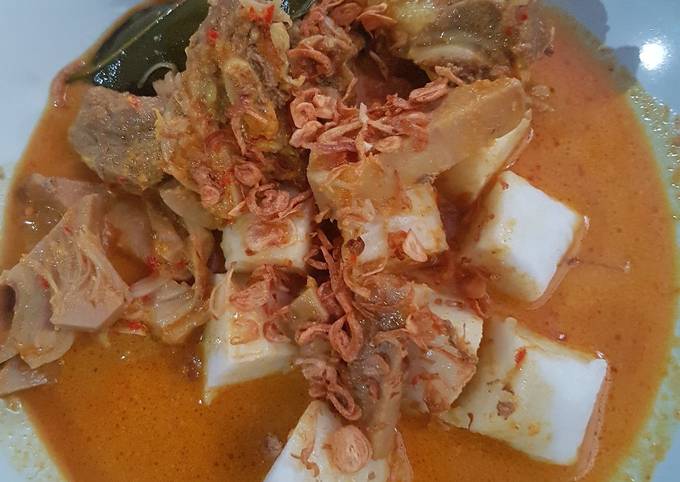 Resep: Ketupat gulai nangka Kekinian