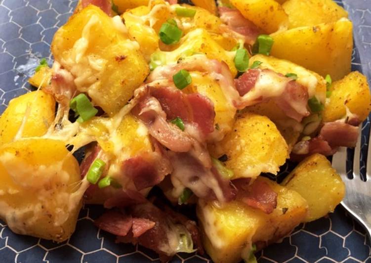 Cheese &amp; bacon potatoes