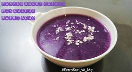 Hình ảnh món Purple sw.potato mix Quinoa sweet soup - Chè diêm mạch khoai tím