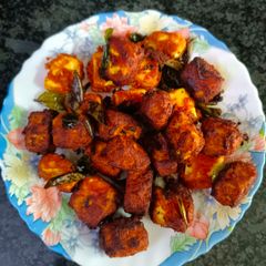 A picture of Paneer 65.
