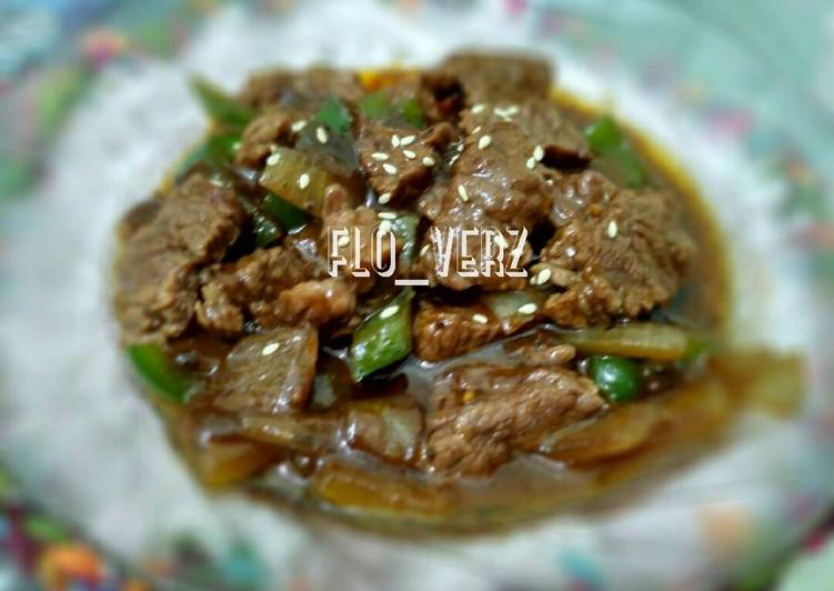 Resep Beef Black Paper / Sapi Lada Hitam, Bikin Ngiler