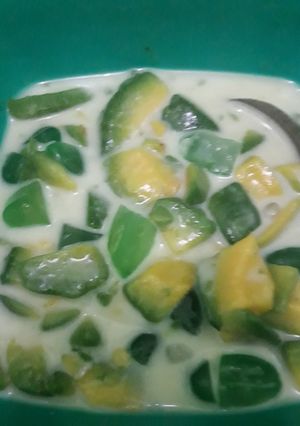 Foto resep Es kocok Alpukat Kolang kaling