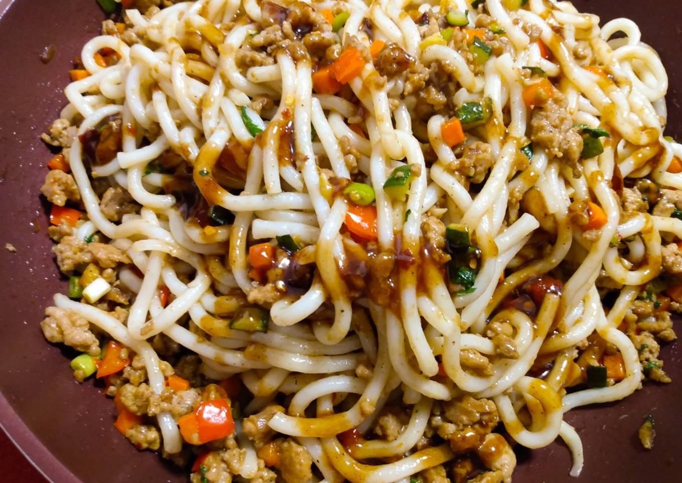 Wrap Pork in Udo Salad