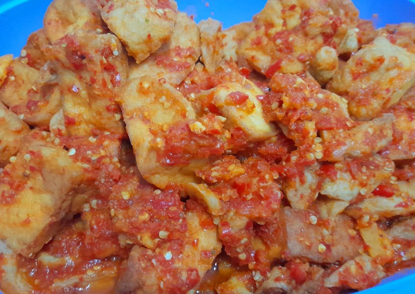 Tahu dan otak2 pedas