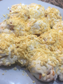 Una foto de Huevos rellenos