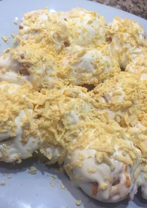 Una foto de Huevos rellenos