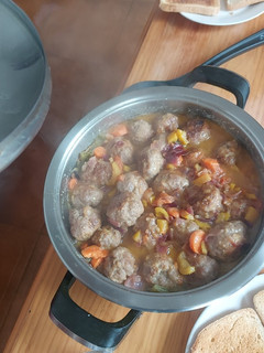 Una foto de Las albóndigas sin gluten de mi madre