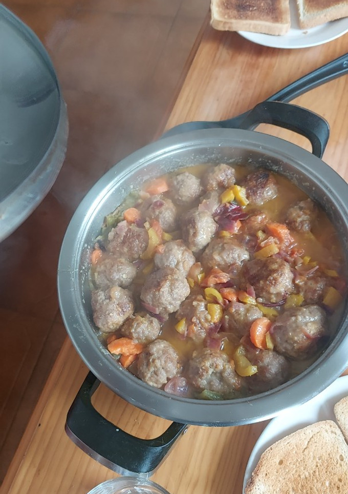 Una foto de Las albóndigas sin gluten de mi madre