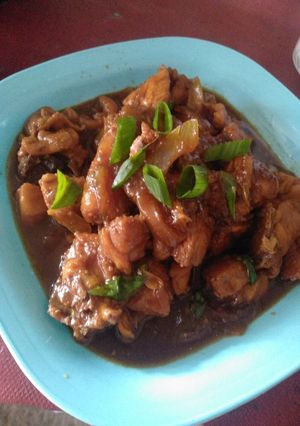Foto resep Ayam goreng saus tiram