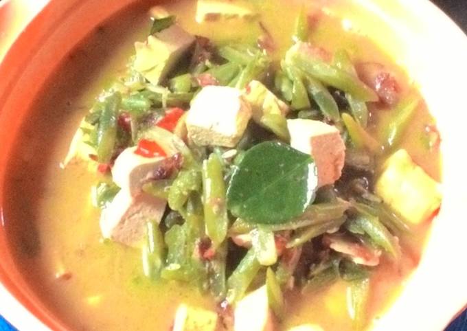 Resep Sayur buncis tahu bumbu kuning kemiri👍👍 oleh Mama Parwati - Cookpad
