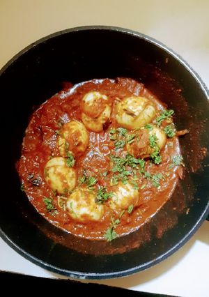 A picture of Egg curry (Kerela style).
