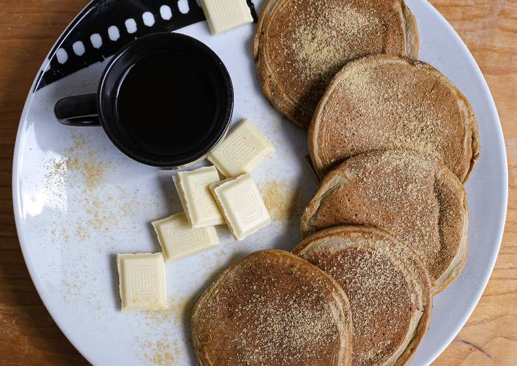 Pancakes vegani caffè e zenzero