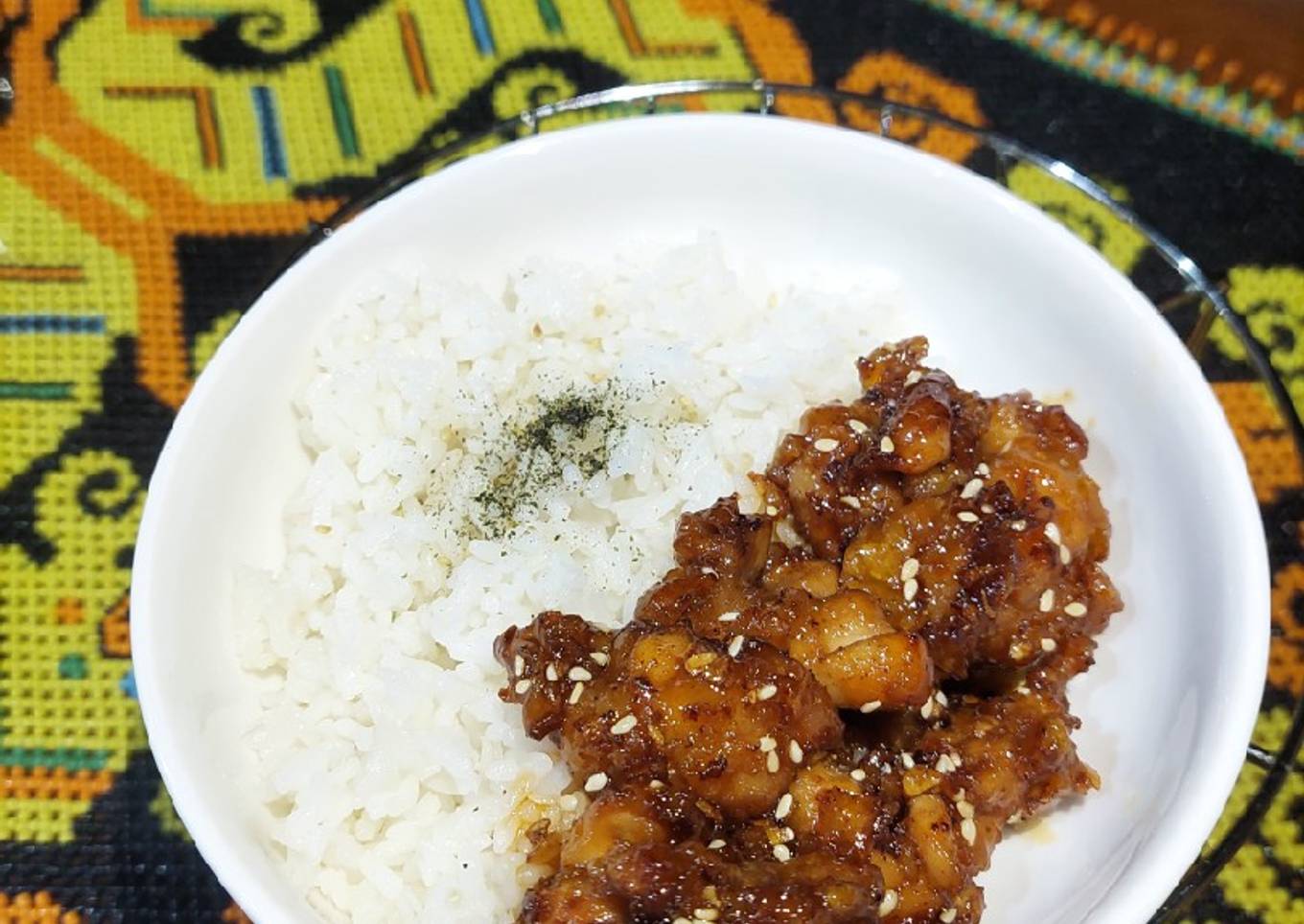 Ayam karage saus madu pedas