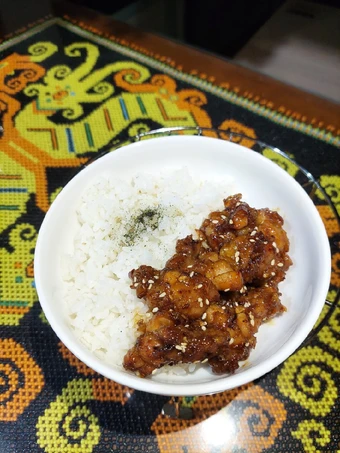 Cara Mudah Membikin Resep Ayam karage saus madu pedas yang Lezat Anti Ribet, Menggugah Selera