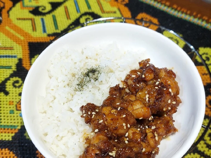 Cara Mudah Membikin Resep Ayam karage saus madu pedas yang Lezat Anti Ribet, Menggugah Selera