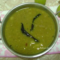 A picture of Amloki Dal (Gooseberry Dal - Bengali Style).