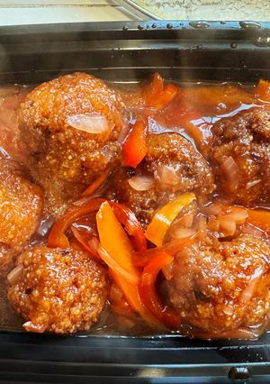 A picture of Sweet & Sour Chicken Bola-Bola (Meatballs).
