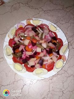 صورة لوصفة لورداف او سلطة خضر