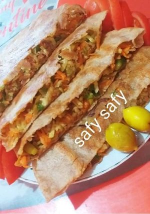 A picture of Vegetable Hawawshi.