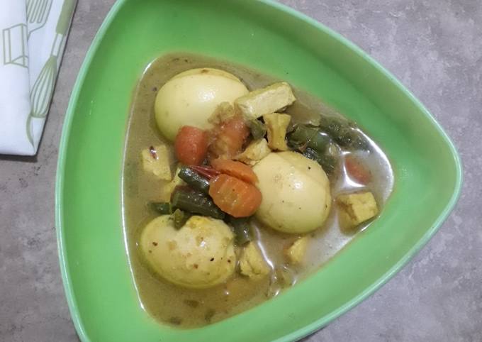 Resep Sayur Telur Kuah Kuning Oleh Ani Brilian Cookpad