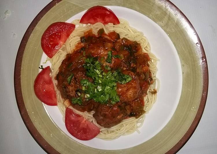 Recipe of Quick Meatballs in pizzaiola sauce