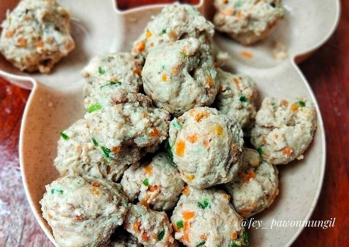 Bakso Ayam Wortel MPASI (10m+)