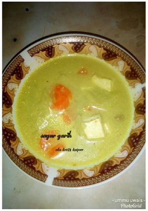 Foto resep Sayur gurih teman lontong