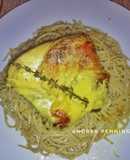 Pollo en crema de mostaza