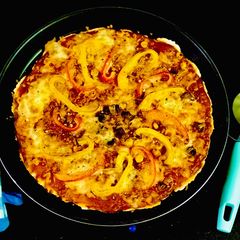 A picture of Instant Cheese Veggie Pizza (No yeast).