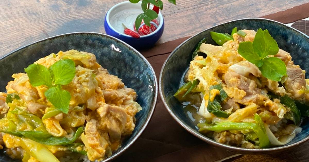 Japanese Egg and Chicken Rice②親子丼 Recipe by Aunty Eiko's international