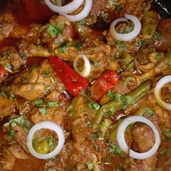 A picture of Chicken karahi recipe.
