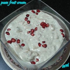 Paan / Betel leaf fruit cream A picture of Paan / Betel leaf fruit cream.