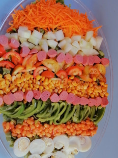Sausage salad ainihin hoton girkin