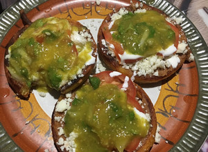 Una foto de Sopes