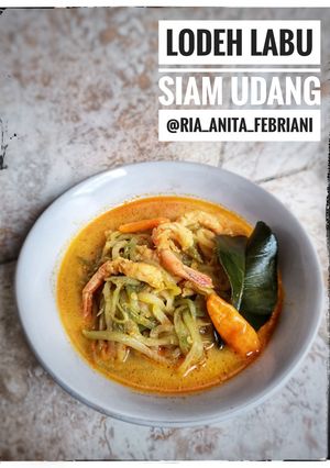 Foto resep Lodeh Labu Siam Udang