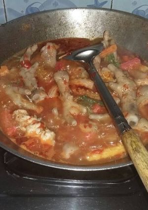Foto resep Seblak ceker endes