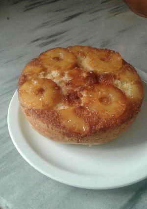 صورة لوصفة كيكة الأناناس