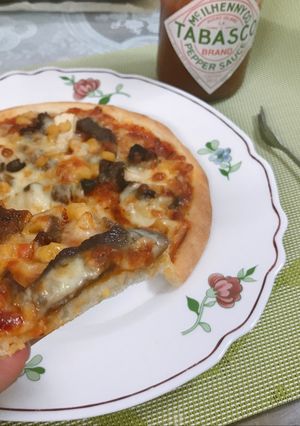 Hình của món Pizza bò.