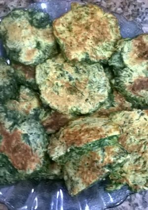Una foto de Buñuelos de espinaca y semillas